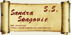 Sandra Špagović vizit kartica